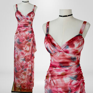 Vintage Blondie Nites Womens Y2K Babydoll Fairy Maxi Dress Size 3 Feminine